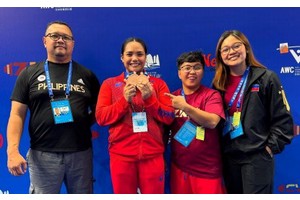 Macrohon bags 3 bronze medals in Asian weightlifting tourney