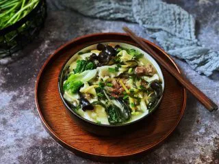 河南小吃-羊肉烩面,成品图