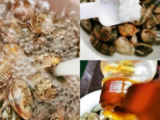 停不下来的花甲粉丝煲,花甲洗干净，放盆里加水放少许香麻油，盐，让它吐沙一个上午