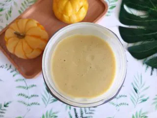 奶香金瓜燕麦糊,看,非常细腻