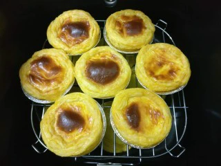 小吃蛋挞，既可作为早餐又是下午茶,烤熟的蛋挞，还不错吧！