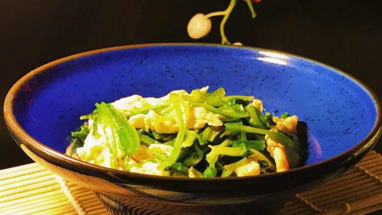 快手菜—青龙菜炒蛋