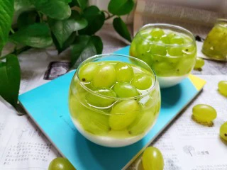 双色青提果冻杯,成品2