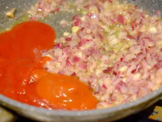 秘制异国风味鸡胸肉腌料&绝佳搭配 （减肥必备）,将半个洋葱切丁 用油先炒至透明 然后倒进辣椒酱 加上黄糖和白糖 搅拌均匀 炒至成稠状