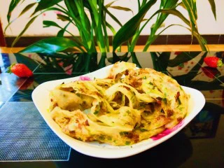 山西太原特色小吃，羊肉手抓饼,成品图