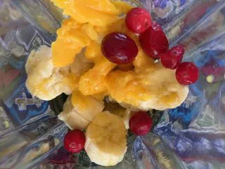 蔓越莓芒果奶昔,芒果