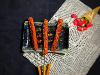 街边小吃一东北煎肠,完成