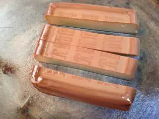 路边小吃自己做―鸡蛋干烤蔬菜串,鸡蛋干先竖着切3刀