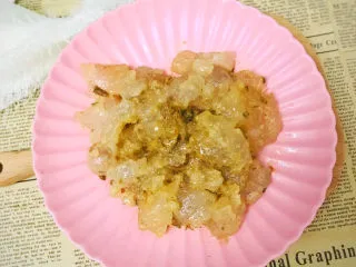 家乡小吃—焖子,搅拌均匀,就是焖子了