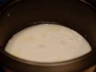 秘制异国风味鸡胸肉腌料&绝佳搭配 （减肥必备）,印尼椰香咖喱鸡排当然最配 椰浆饭啦 电饭锅里放上洗好的米 倒入椰浆 撒上盐 搅拌均匀 按下煮饭键就好啦 