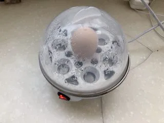 土豆的101种吃法➕火山肉末土豆泥,鸡蛋用蒸蛋器蒸熟,大家水煮也可以,淘宝买的蒸蛋器才二十多块,煮鸡蛋特别简单,想要几成熟都可以,简直随心所欲😛