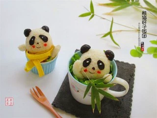 熊猫杯子减肥便当,美食即享