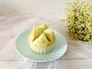 艾叶笑粄(客家小吃),脱模后再来一张特写