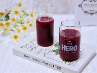 蓝莓葡萄甜汁,成品一