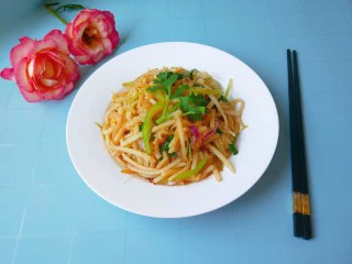 山西小吃炒不烂子,成品图