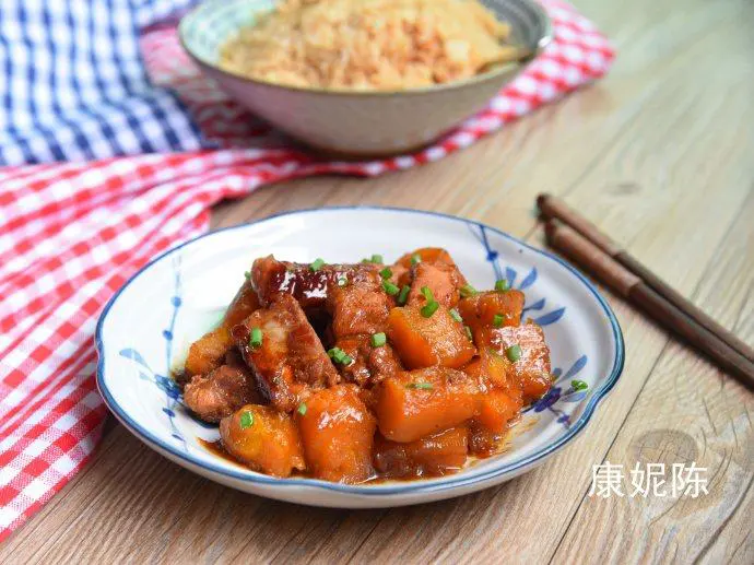 田园风味【南瓜烧排骨】