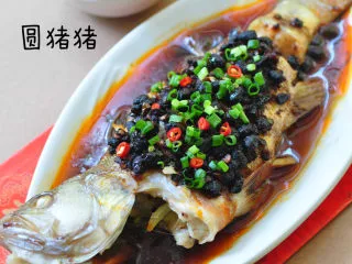 老干妈豆豉蒸鱼——懒人也能出好菜,成品。