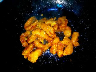 #猪里脊# 糖醋里脊,翻炒均匀