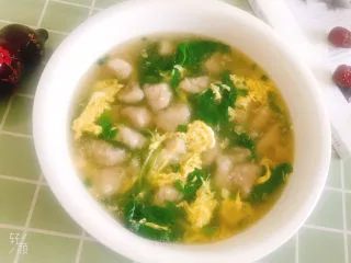 粉鸡汤(阜阳特色小吃),盛入容器中即可食用