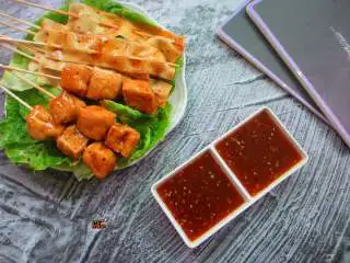 延吉小吃——沾串,小姿只好自力更生,仔细按照回忆的味蕾研究出家庭版的沾串,发现味道简直没翻了