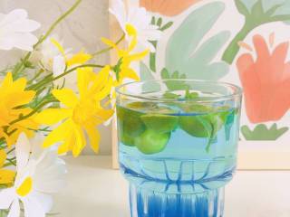 #闹元宵#蓝色海洋,送给你这杯蓝色海洋