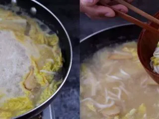 何必浪荡街头,在家也能嗦一碗粉,加适量盐,稍煮片刻捞出