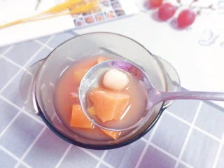 红薯栗子糖水,成品