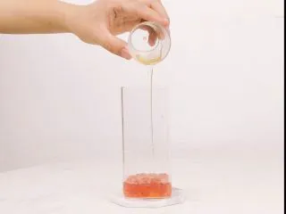 网红银河系冰茶，酷夏ING,倒入果糖