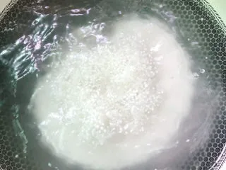 西米的完美煮法,大火烧开