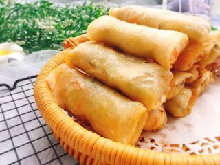 福州特色小吃+炸春卷,成品图