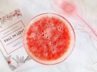 蜂蜜荔枝西柚汁,看,非常细腻