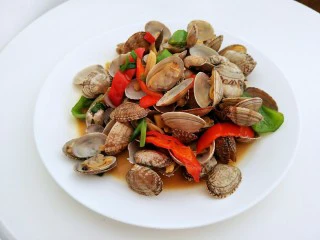 让你停不下来的爆炒花甲,成品图