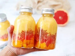 可以吸着喝的杨枝甘露,图二