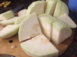 甘草水果～潮汕小吃之一,切片。