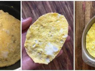 孩子最喜欢的造型寿司来啦,鸡蛋摊鸡蛋饼，用剪刀剪成椭圆形，放到米饭上