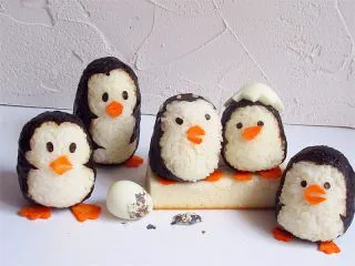 可爱的企鹅饭团,哇!萌萌哒,是不是更可爱了,