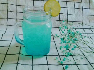 两款夏日饮品,第二款梦幻蓝冰洋完成啦