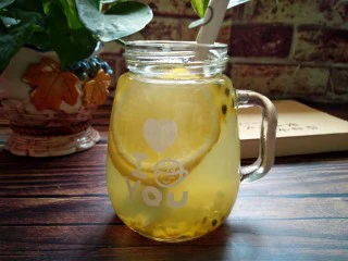 百香果柠檬蜂蜜水,味道好极了