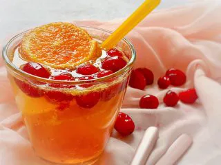 橙心橙意饮品,成品