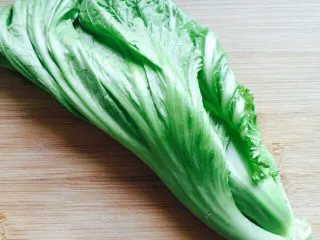 温州风味美食～炒芥菜饭,芥菜一颗