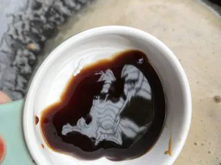 咸蛋豆腐(快手菜),加入蚝油