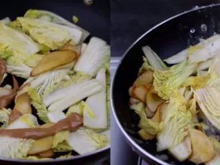 何必浪荡街头,在家也能嗦一碗粉,加入适量花生酱提鲜,倒入开水熬煮