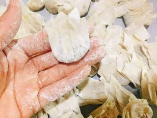 福州特色小吃+肉燕,肉燕就包好了