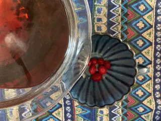 蔓越莓伯爵红茶,放煮好的红茶