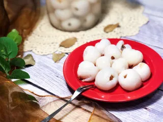 荔枝罐头➕ 玉雪肌肤罩绛纱,成品