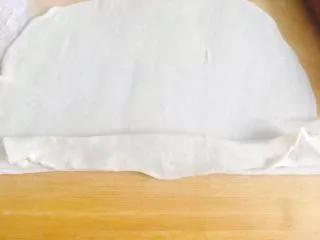 手抓饼——完美复制街头小吃,像折扇子一样的折起来