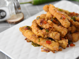 无需刀工,超简单的椒盐排条