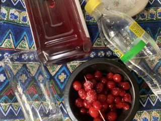 粉红夏日饮品,准备