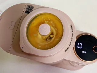 胡萝卜枸杞豆浆,选择“豆浆”程序。