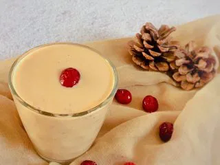 蔓越莓玉米奶昔,放蔓越莓